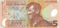 New Zealand 5 Dollars, (19)99